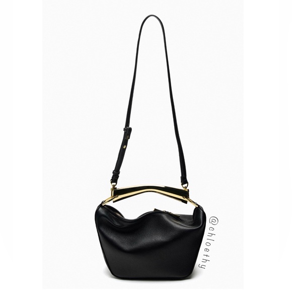Zara METAL HANDLE BUCKET BAG - Picture 6 of 11